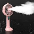 Pink Cooling Mist Fan & Humidifier